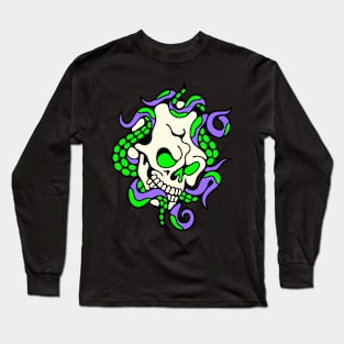 Skull and octopus Long Sleeve T-Shirt